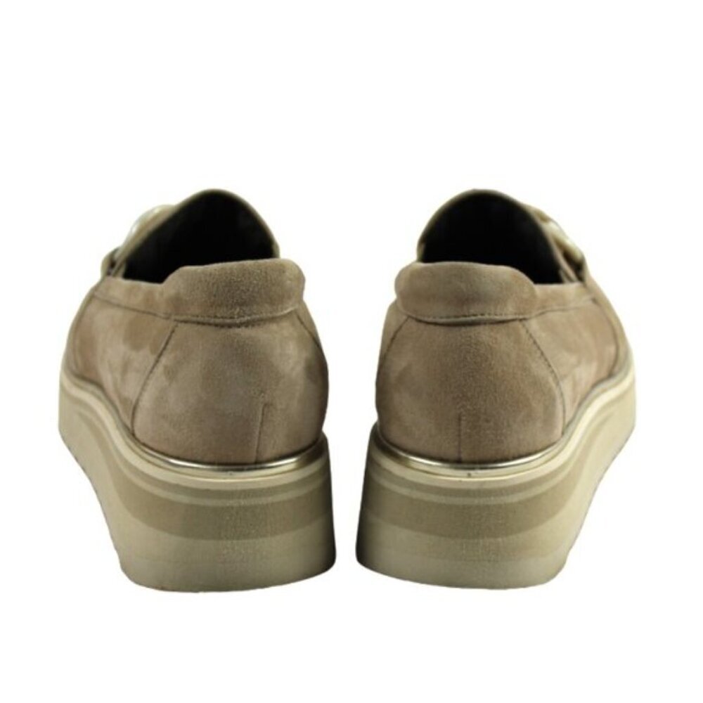 Softwaves Sahara Tan Suede Platform Loafer Size 36 (US 6) - Picture 8 of 9